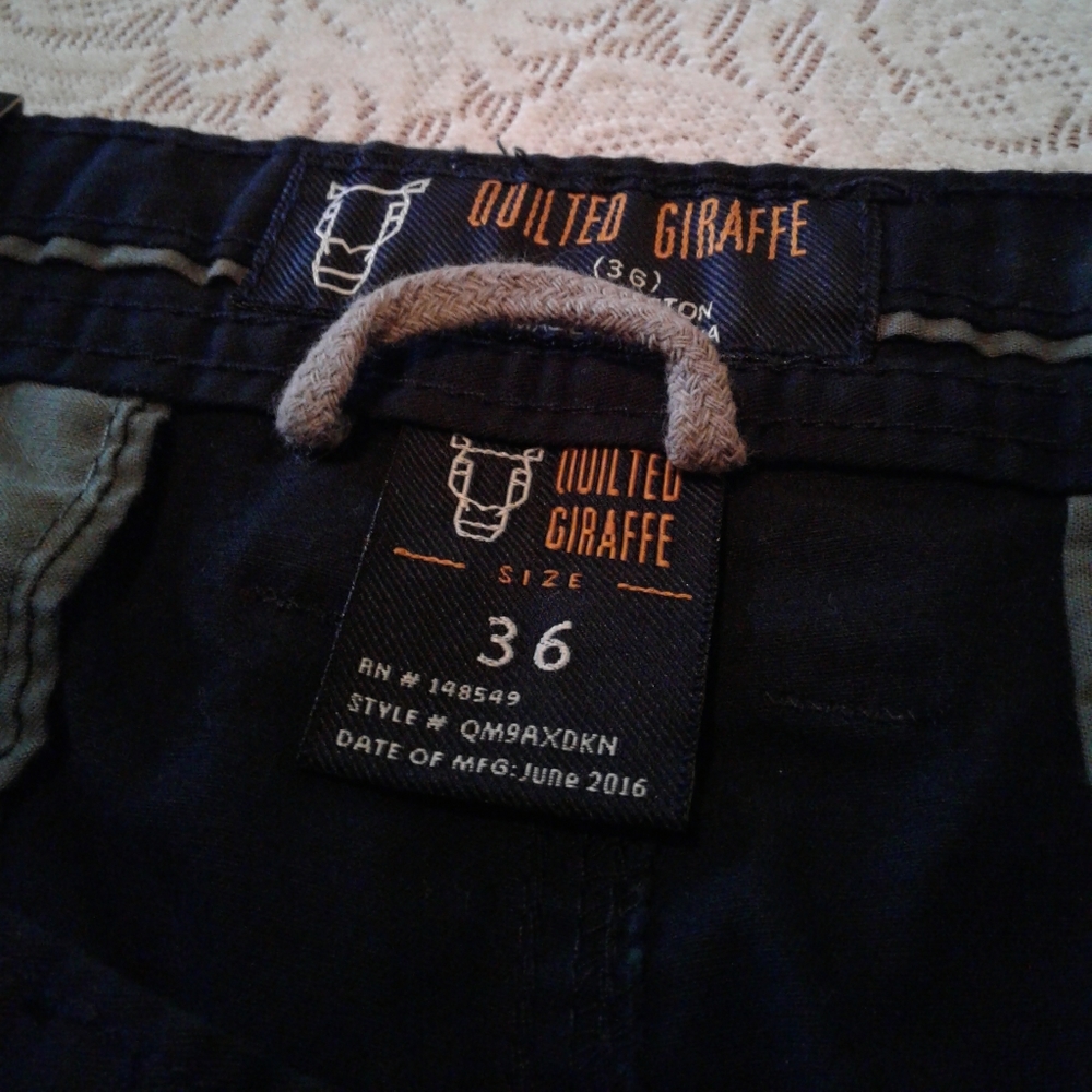 🌺 NWT Mens Dark Navy Relaxed Fit Shorts
